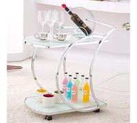 Estante de vino de 2/3 niveles, barra de metal, carrito de servir té de vino con vidrio templado, carrito móvil de herramientas, carrito de vino, carrito de agua, aperitivos, coche, hotel, restaurante