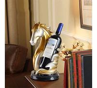 Estante de vino de caballo, decoración para enfriar vinos, regalo de inauguración de la casa, hogar europeo y americano, artesanía de resina, hecho a mano, adornos de animales, champán, delicado y