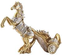 Estante de vino de estilo europeo para sala de estar, vehículos tirados por caballos, decoración creativa para el hogar, accesorios para el hogar, regalo de vino, chucherías, 38 cm, 13 cm, 31 cm