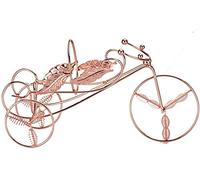 Estante de vino de hierro para encimera, decoración individual, soporte para botellas de vino, accesorios elegantes vintage para decoración del hogar (tamaño: 33,5 x 13,8 x 19,2 cm) (color: #3)