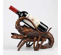 Estante de vino de langosta europea, decoración de resina, productos para el hogar, mesa de sala de estar, vitrina de vino, exhibición de escritorio interior, decoración de arte, manualidades