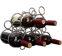 Estante de vino montado en la pared, soporte de metal para botellas y vino, soporte para almacenamiento en armarios de cocina, encimeras, despensa, cada uno tiene capacidad para 5 botellas pequeñas