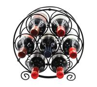 Estante de Vino para encimera, Estante de Forma Retro, Soporte para exhibición de Vino, para el hogar, Sala de Estar, despensa, encimera, Cocina, Bar, Festival, celebración, Fiesta