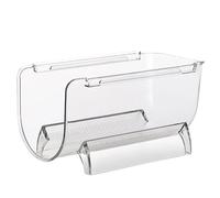 Estante de vino para encimera, soporte para botellas de vino para refrigerador, estantes apilables para gabinete, botellas de agua para refrigerador, encimeras, despensa, congelador