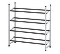 Estante de zapatos ajustable 4-Tier Expandable Stackable Closet Shoe Rack