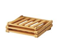 Estante de zapatos de madera - 37cm, organizador de zapatos de 3 niveles, diseño plegable | No se requiere ensamblaje, soporte de entrada de ahorro de espacio para la familia, amigos, estudiantes