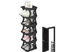 Estante de zapatos de varios niveles, estante de zapatos de varios niveles para la entrada - Estante de zapatos extraíble | Organizador de zapatero de combinación Flexible, soporte d