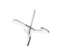 Estante decorativo de poliacrilato transparente con marco desconocido adicional para ahorrar espacio para libros, platos, esqueletos, edificio fuerte, plan desconocido, planificador de placas