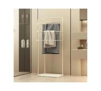 Estante del baño sobre el inodoro, Toallero de pie independiente for baño, estante for toallas metal, diseño moderno y sencillo, for inodoro, soporte for(Milky White)