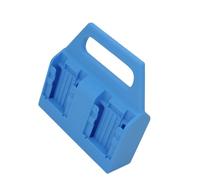 Estante delgado de almacenamiento de energía para herramientas con asa, plan resistente para talleres y organización del hogar, estuche de almacenamiento transportable para propietario de batería