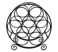 Estante delgado para botellas de vino, elegante soporte para botellas de vino para decoración del hogar, soporte de exhibición moderno, diseño que ahorra espacio para cocina, comedor y almacenamiento