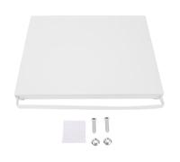 Estante deslizante para horno microondas de alta resistencia, bandeja organizadora extraíble, solución de almacenamiento duradera para encimera de acero al carbono para pequeños (Blanca)