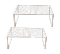 Estante divisor de armario de perfil delgado, práctica construcción de hierro para maximizar el espacio de almacenamiento vertical, estante de armario de hierro