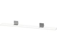 Estante Duravit Sivida, soporte cromado, 1280x115x35mm, SV7435010180000, Color: Blanco Mate