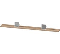 Estante Duravit Sivida, soporte cromado, 1280x115x35mm, SV7435010550000, Color: Roble jaspeado