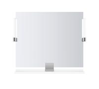 Estante Duravit Sivida, soporte cromado, 800x115x35mm, SV7432010180000, Color: Blanco Mate