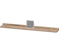 Estante Duravit Sivida, soporte cromado, 800x115x35mm, SV7432010550000, Color: Roble jaspeado