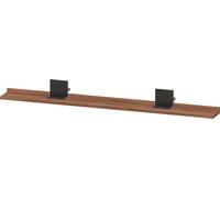 Estante Duravit Sivida, soporte diamante negro mate, 1200x115x35mm, SV74340BD790000, Color: Nogal mate