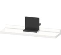 Estante Duravit Sivida, soporte diamante negro mate, 400x115x35mm, SV74300BD180000, Color: Blanco Mate