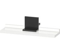 Estante Duravit Sivida, soporte diamante negro mate, 400x115x35mm, SV74300BD220000, Color: Blanco brillo intenso
