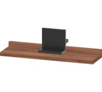 Estante Duravit Sivida, soporte diamante negro mate, 400x115x35mm, SV74300BD790000, Color: Nogal mate