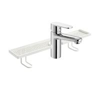Estante encima del baño | Sin agujeros suspendido, drenaje fácil, contenedor | portaobjetos sobre lavabo baño, para casa, despensa tocador, armario, escritorio, dormitorio, lavandería Top Banco, Color