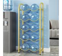 Estante enfriador de agua, organizador de almacenamiento de acero inoxidable resistente para el hogar, cocina, oficina
