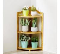 Estante esquinero de 5 niveles para plantas, estantería multiusos para sala de estar, oficina en casa y almacenamiento de cocina