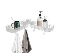 Estante esquinero de baño | Soporte de drenaje multifuncional estable | Organizador de ducha en esquina | para fregadero del hogar, cocina, higiene de rutina, organización conveniente