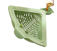 Estante Esquinero De Silicona Para Fregadero Recogedor De Residuos - Innovador Cesto Colador Para Restos De Comida Cáscaras De Verduras - Soporte Magnético Para Esponja Y Organizador - Limpieza Pa