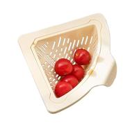 Estante Esquinero De Silicona Para Fregadero Recogedor De Residuos - Innovador Cesto Colador Para Restos De Comida Cáscaras De Verduras - Soporte Magnético Para Esponja Y Organizador - Limpieza Pa