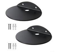 Estante esquinero flotante negro, estante de almacenamiento de pared de acero al carbono para baño, cocina, soporte de especias, decoración de dormitorio (D)