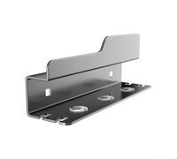 Estante esquinero sin óxido, sin necesidad de taladrar, estante de almacenamiento ajustable para botellas de baño, color gris, 28 x 14,5 cm