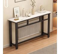 Estante estrecho sobre radiador, mesa flotante moderna para pasillo y vestíbulo, elegante solución de decoración del hogar (100 cm x 20 cm)