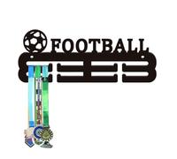 Estante Exhibidor De Trofeos,Almacenamiento De Premios Acrílico con Ganchos Montado En Pared - Colgador Expositor para Premios | para Carrera Running Reto Corredores Futbol Beisbol Softball