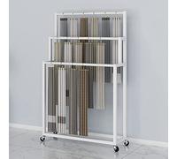 Estante expositor de bufandas con ruedas, solución de almacenamiento de pie sin metal para una fácil movilidad en el comercio o uso doméstico