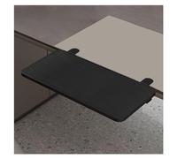 Estante extensor de escritorio plegable con abrazadera, soporte ergonómico para escritorios sentados, bandeja de escritorio negra para el hogar y la oficina