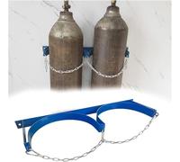 Estante fijo de pared for cilindros, ideal for el almacenamiento de cilindros en escuelas, hogares y hospitales.(2 Bottles - 25.6x7.9 in)