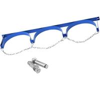 Estante fijo for cilindros de gas con cadena protectora y tornillos de fijación, organizador for laboratorio y hogar.(Length 37.4 in)