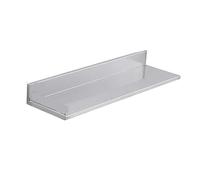 Estante flotante de acero inoxidable, estante de almacenamiento de pared resistente para el hogar, restaurante, bar, control de precisión (8.6 x 30 pulgadas), solución duradera y elegante
