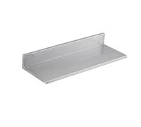 Estante flotante de acero inoxidable, estante de almacenamiento resistente montado en la pared para restaurante, bar, hogar, control de precisión (8.6 x 24 pulgadas)