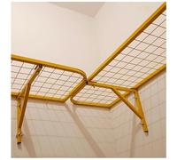 Estante flotante de almacenamiento de pared de alambre de metal resistente para herramientas y nización, perfecto para sótano, cobertizo, garaje, cocina, maximiza el espacio y el ordenamiento