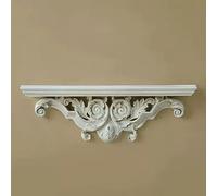 Estante flotante Estantes flotantes montados en la pared, estantes de retro for decoración y almacenamiento, repisa for cuadros for dormitorio/baño/sala estar/cocina/lavadero, del hogar(Beige,46cm)