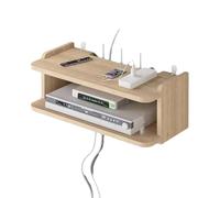 Estante flotante Multima para montaje en pared, estante decodificador de TV, estante de madera para proyector, estantes de pared Slish para cine en casa