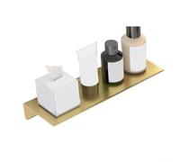 Estante flotante para grifo de baño, estantes flotantes de baño, almacenamiento de montaje en pared sin taladro, estante flotante de aleación de aluminio para artículos de tocador y cosméticos, 30/40