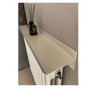 Estante flotante para radiador con divisor de aluminio de 50 60 70 90 100 120 130 140 150 180 cm de largo, cubierta de radiador moderna con estante superior de almacenamiento para