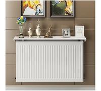 Estante flotante para radiador de 30 x 100 cm, ajustable, universal, sin taladro, montaje en pared, a prueba de humo y polvo, blanco, 100 cm x 15 cm