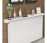 Estante flotante para radiador, sin necesidad de taladrar, diseño delgado soporta hasta 28 kg, ideal para espacios pequeños. Solución de almacenamiento