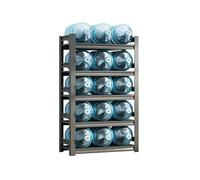 Estante for Cubos de Agua de 5 Niveles,Estante for Almacenamiento de Agua embotellada,Marco de Acero al Carbono,Puede Contener hasta 300 kg, for Lugares con Espacio reducido(50x40x160cm)