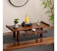 Estante for La Estatua Del Dios De La Riqueza Guanyin, Armario Altar, Exquisitamente Elaborado, Almacenamiento Multiusos, for Altares Budistas Domésticos(100x25x18.5cm/39.4x9.8x7.3in)